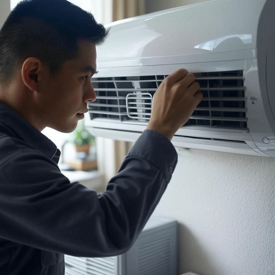 الفحص المبدئي للمكيف