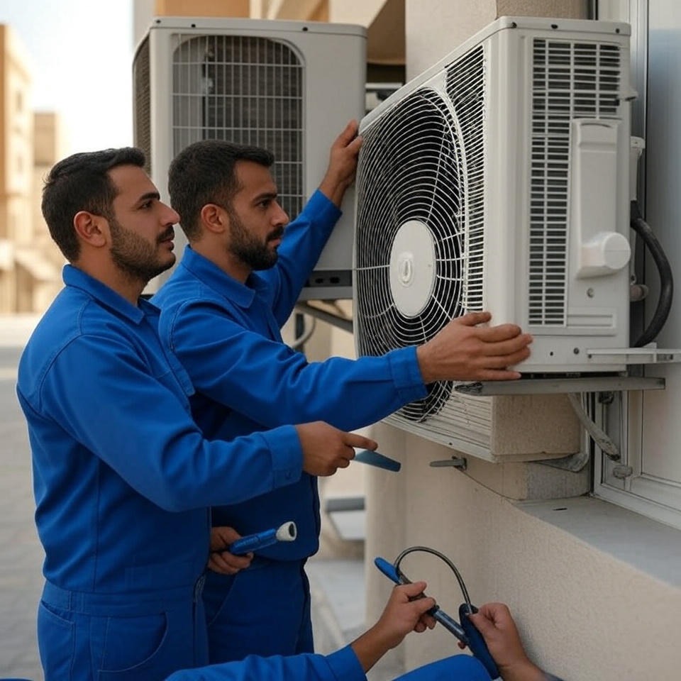 تركيب المكيفات في تبوك – خدمة تركيب سبليت ومركزي باحترافية