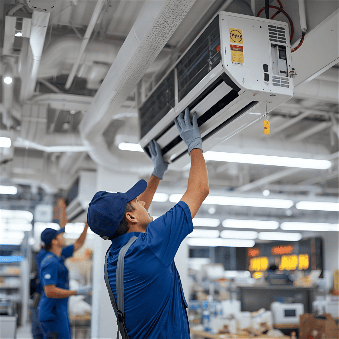 تركيب مكيفات في المحلات التجارية والمحلات الكبرى