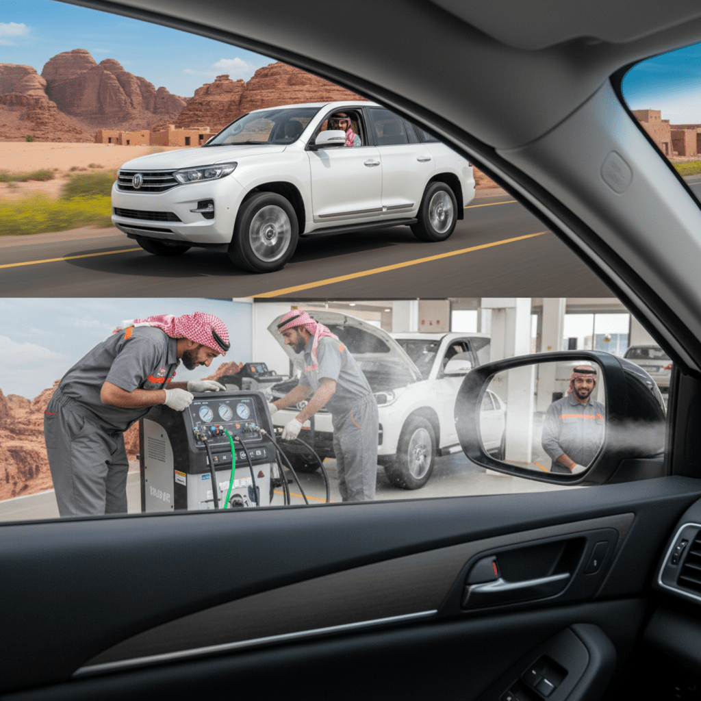 صيانة مكيف السيارات في تبوك - خدمات احترافية