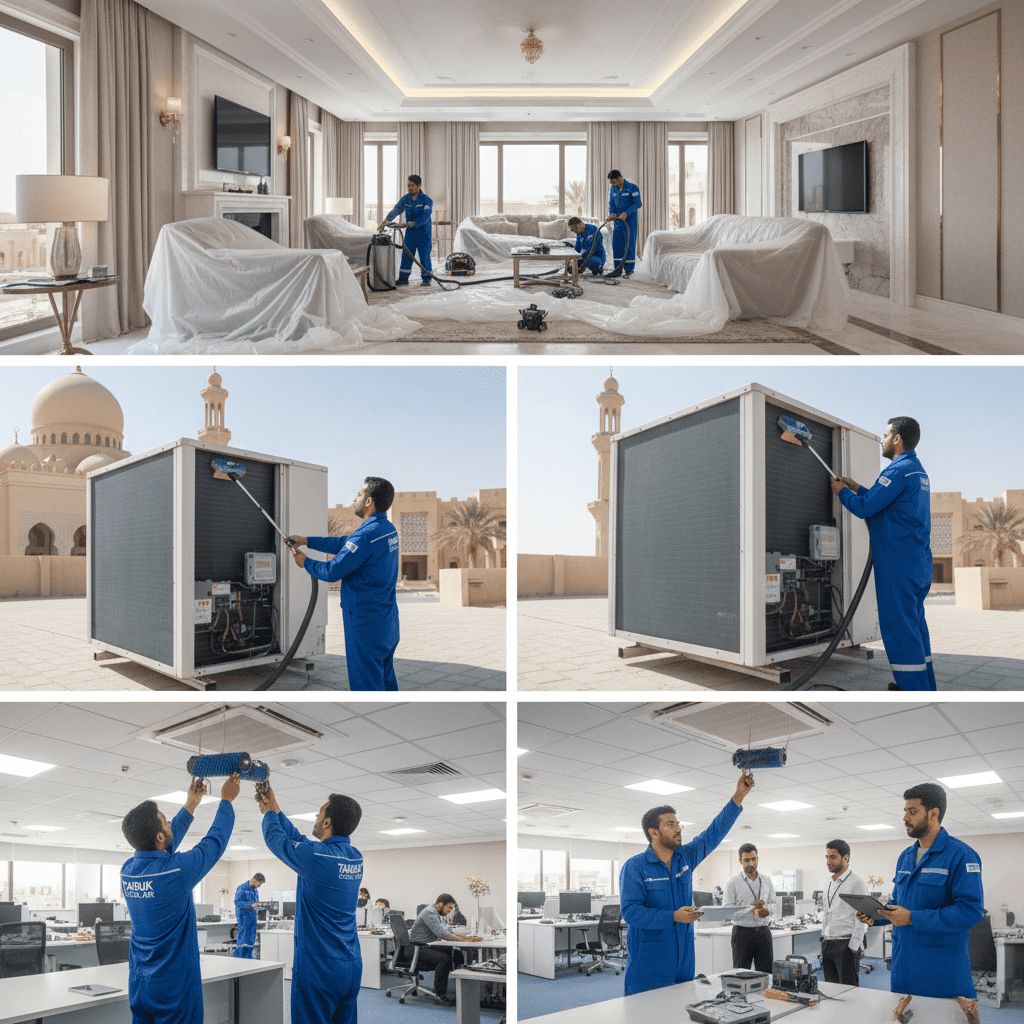 خدماتنا المتكاملة وعقود الصيانة للمنشآت في تبوك