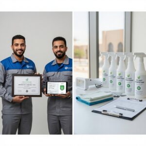 فريق فني معتمد واستخدام مواد آمنة