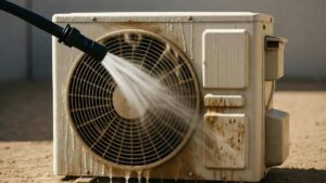 هل تنظيف الوحدة الخارجية ضروري