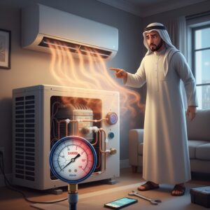 تقوم بها هي إيقاف المكيف فورًا