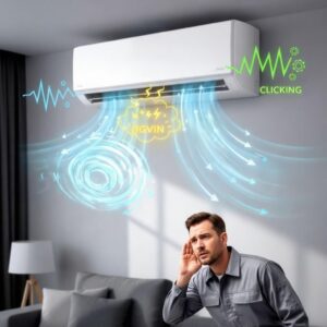 صوت غريب من المكيف – الأسباب، الحلول، ومتى تحتاج فني مختص