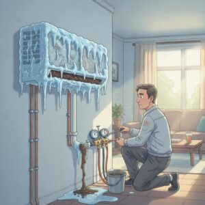 انسداد أنبوب تصريف المياه