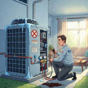 ضعف الكمبروسر أو الضغط غير المناسب