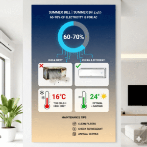 المكيف يستهلك أكثر مما تتخيل